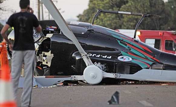 queda aeronave PP-FJC - PCDF - Ago09