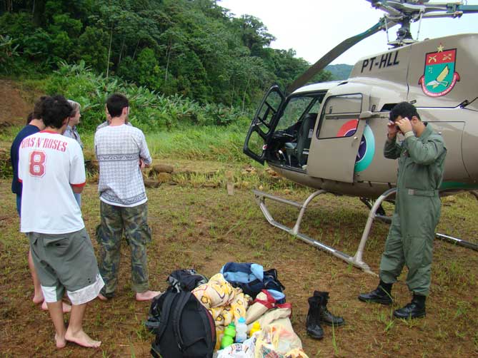 Resgate de jovens perdidos na mata em Garuva/SC