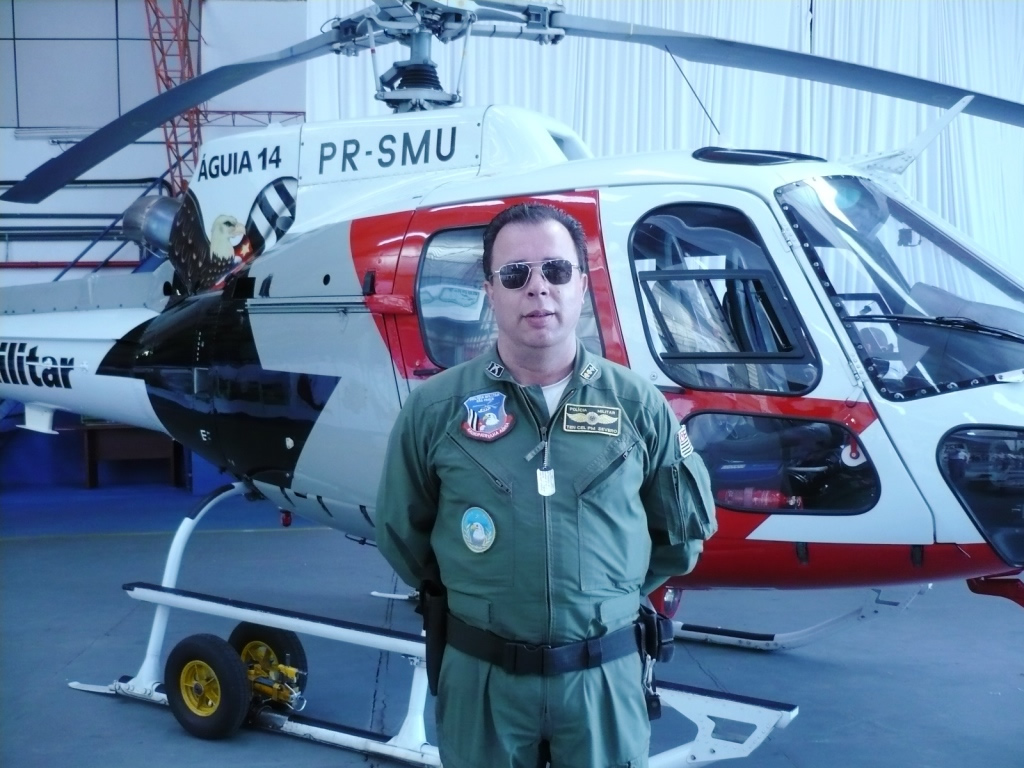 MARCO ANTÔNIO SEVERO SILVA, Ten Cel PM - Comandante do GRPAe