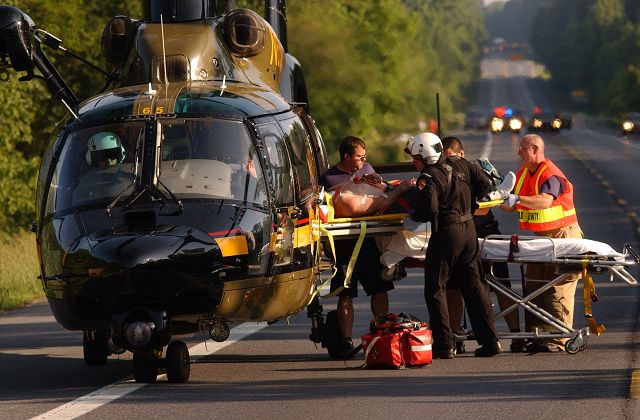 MSPCA em missão aeromédica