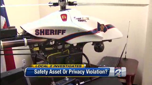 VANT com capacidade de carregar armas não letais