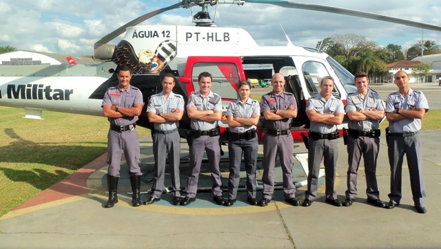 Essa será a 12a turma de pilotos do Grupamento de Radiopatrulha Aérea. Foto: Edna Moreira.