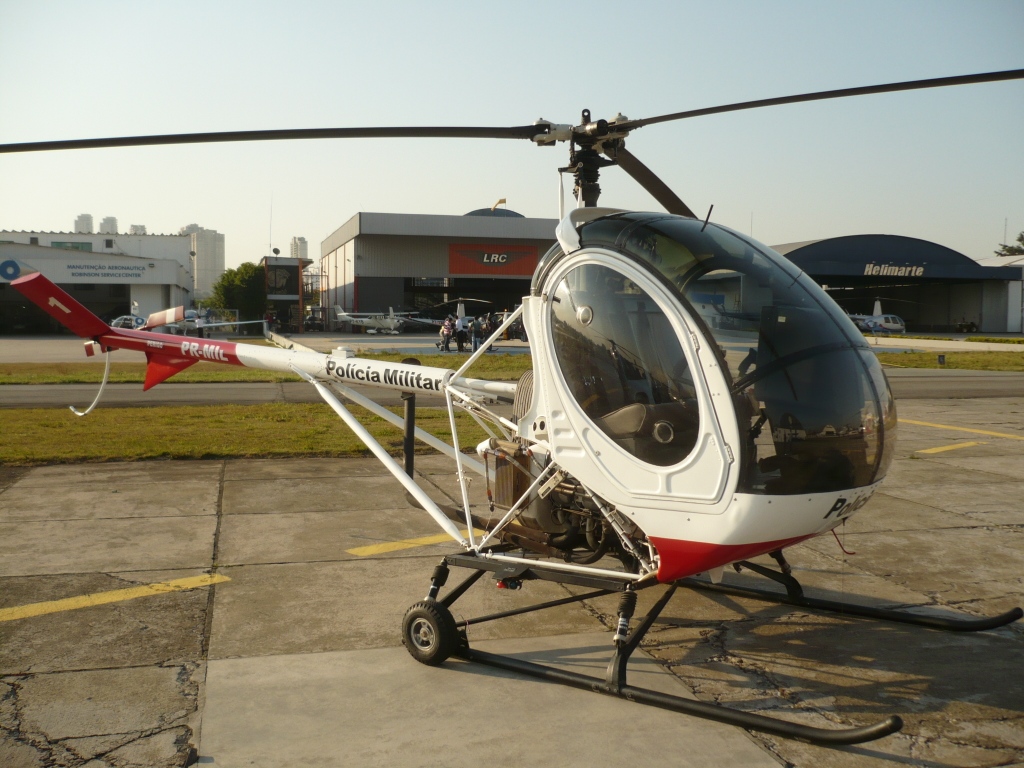 Gavião 01 (Schweizer 269C-1) que sofreu o acidente P1060660