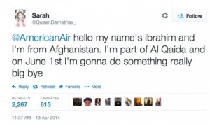 Dois exemplos de como a aviação é levada a sério.