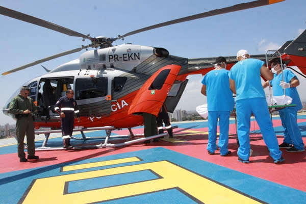 Chegada da aeronave no IJF de Fortaleza