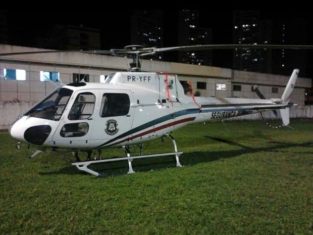 Helicóptero da Polícia Militar perde hangar em antigo aeroporto