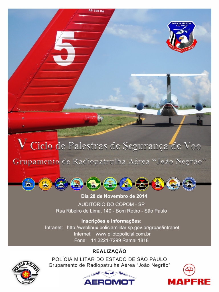 Folder de Divulgação  V - Ciclo de Palestras - modelo 2