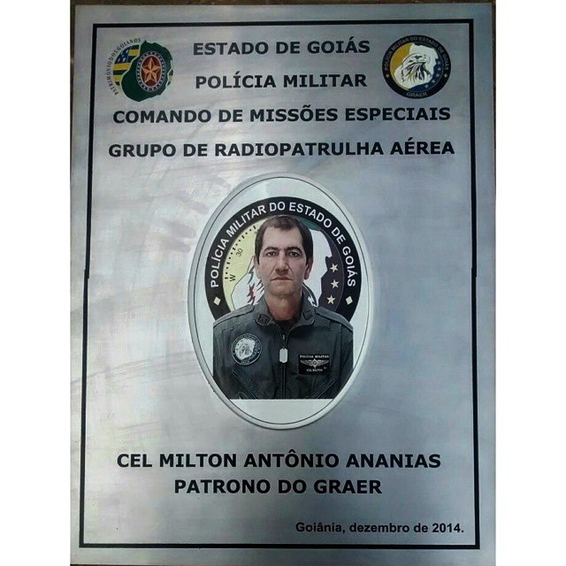 Homenagem Cel Milton - Graer GO