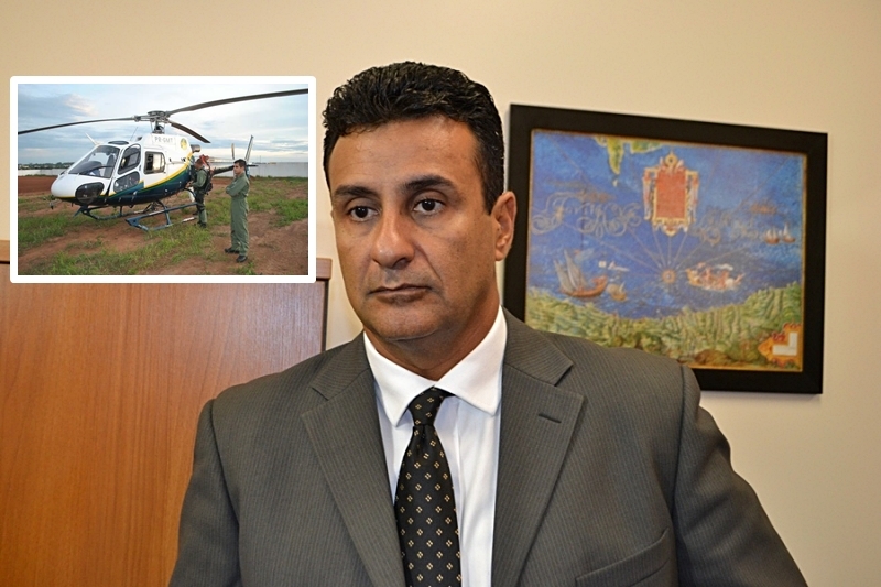 Aeronaves são usadas estrategicamente em todo o Estado e principalmente em Cuiabá. Ednilson Aguiar/Secom-MT Aeronaves são usadas estrategicamente em todo o Estado e principalmente em Cuiabá. Ednilson Aguiar/Secom-MT