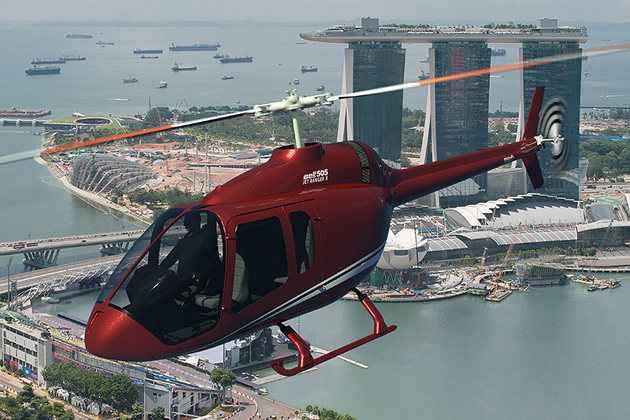 As empresas Bell Hicopter e Turbomeca estão trabalhando em colaboração para oferecer o programa Suporte por Hora de Voo (SBH) ao motor Arrius 2R do helicóptero Bell 505 Jet Ranger X.