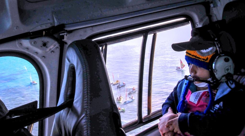 Grupamento Aéreo realiza sonho de criança portadora de leucemia. Foto: Neno Canuto Grupamento Aéreo realiza sonho de criança portadora de leucemia. Foto: Neno Canuto
