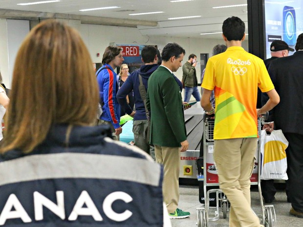 Fiscais da Agência durante os jogos olímpicos 2016 (Foto: Anac / Divulgação) Fiscais da Agência durante os jogos olímpicos 2016 (Foto: Anac / Divulgação)