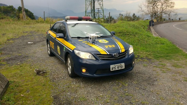 Drone utilizado pela PRF.