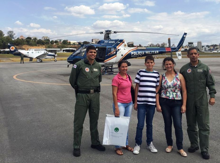 Esquadrilha Pégasus transporta adoslecente com câncer do interior de Minas para São Paulo para transplante Esquadrilha Pégasus transporta adoslecente com câncer do interior de Minas para São Paulo para transplante