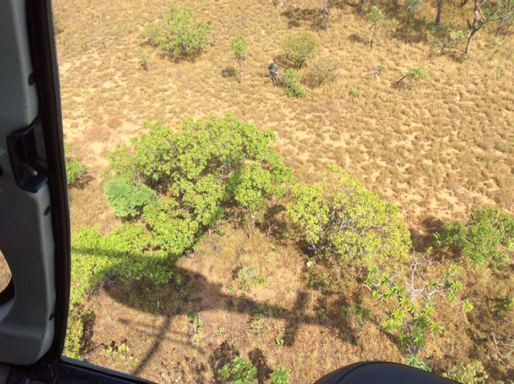 Alemão é resgatado por helicóptero do CIOPAer após se perder no meio de mata