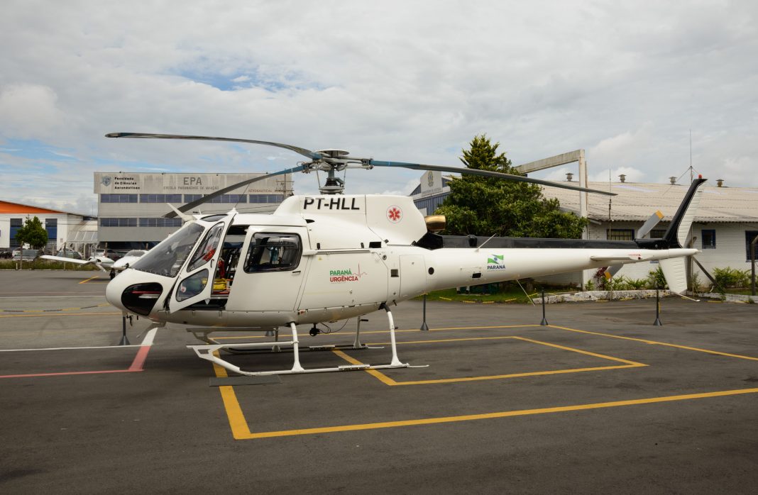 Paraná Urgência, transporte aeromédico.Foto:Venilton Küchler