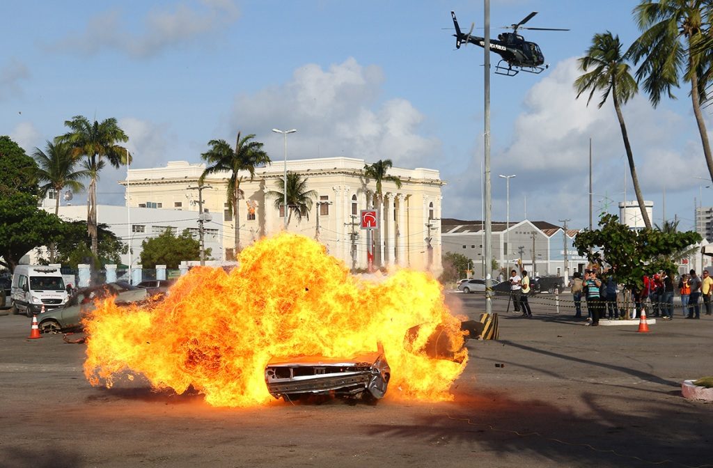 Falcão 2 da Segurança Pública participa de simulado de resgate com trauma