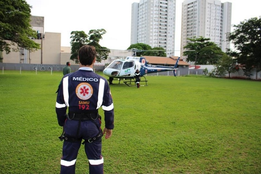 Samu Aeromédico de Maringá recebe autorização da Anac para pousos e decolagens em áreas restritas