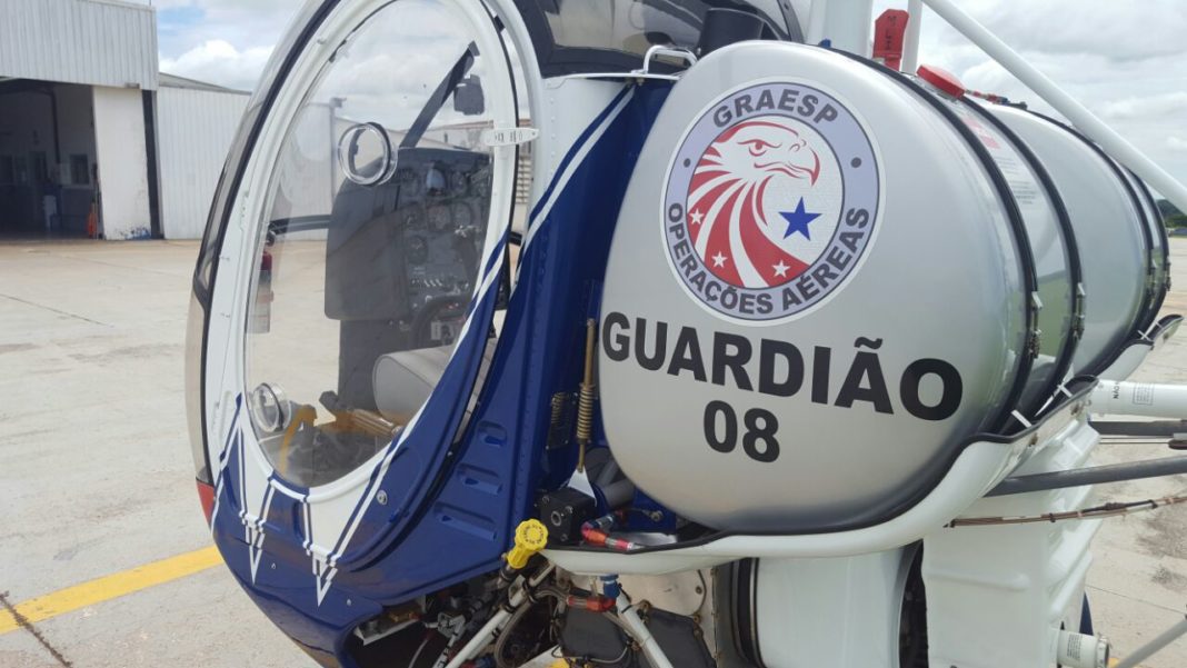 GRAESP recebe o helicóptero de instrução, Guardião 08