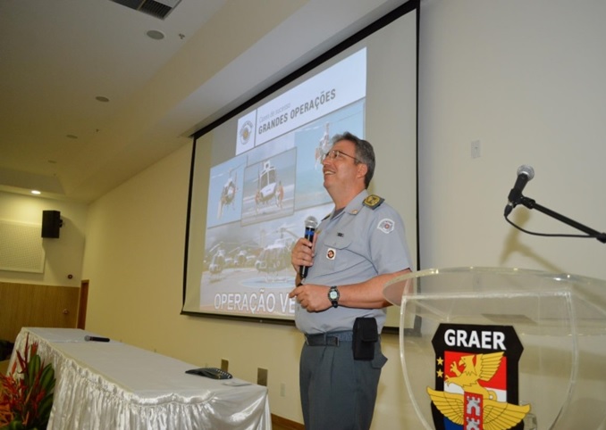 GRAer da PM da Bahia realiza o II Seminário de Esclarecimentos sobre atividades de Aviação Policial