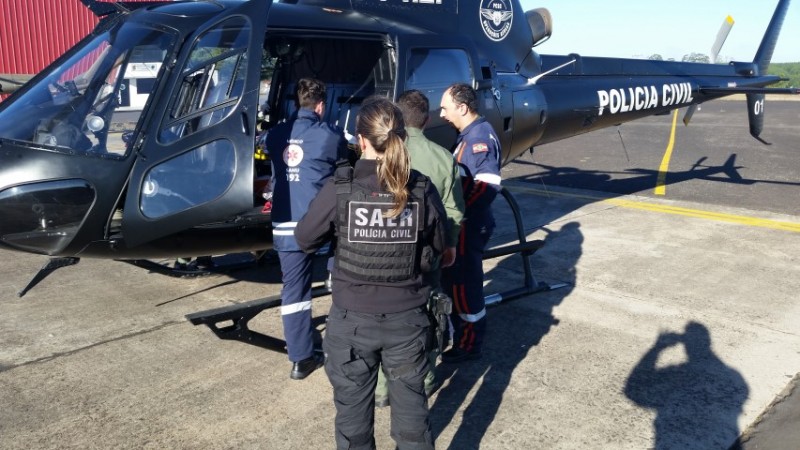Operação do SAER, base Criciúma. Foto: Divulgação.
