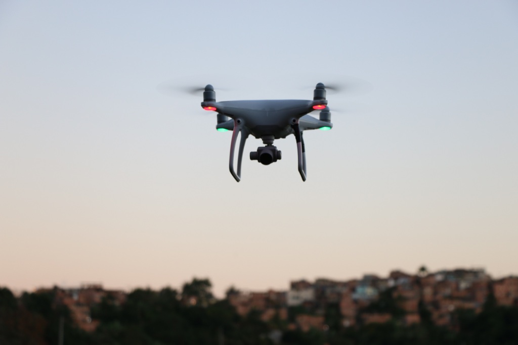 COE da Polícia Civil da Bahia faz mapeamentos aéreos utilizando drone. Foto: Alberto Maraux.