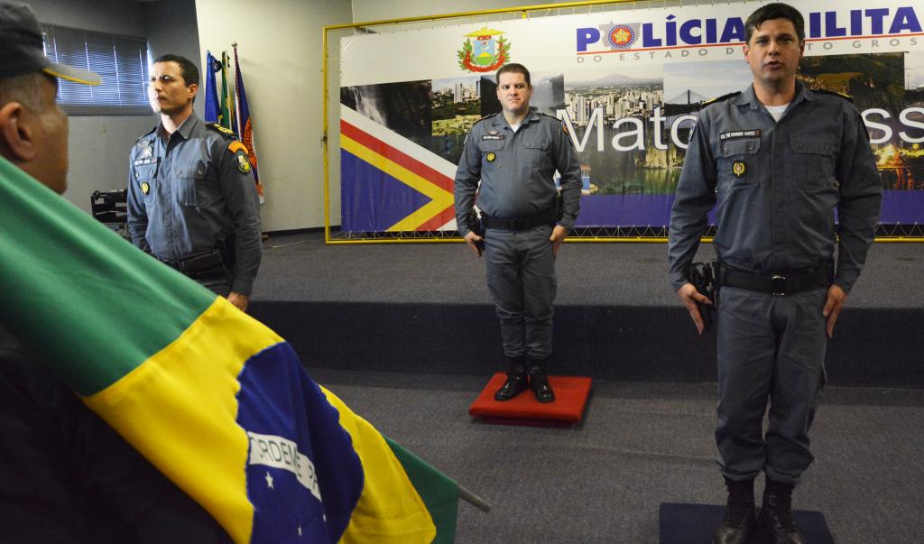 Troca Sub Chefia do Estado Maior PM. Foto: SD Elias/CCSMI-PMMT