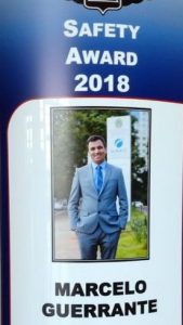 Categoria Safety Award, a APSA premiou o representante da ANAC do Brasil, Marcelo Guerrante.