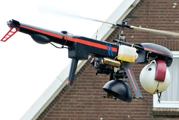 O helicóptero Canna Chopper