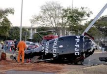 Acidente com PP-FJC da Polícia Civil do DF