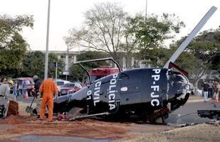 Acidente com PP-FJC da Polícia Civil do DF