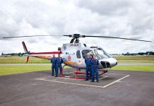 Helicóptero Arcanjo 01 chega para o Corpo de Bombeiros Militar de Santa Catarina