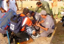 Resgate aeromédico em Caieiras/SP