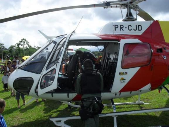 Missão de resgate do Harpia 01 em Santa Rosa/AC salva duas vidas