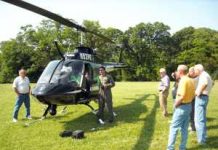 Condado de La Salle/EUA em busca de helicóptero em parceria