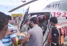 Primeiro resgate do helicóptero do CBM/AL