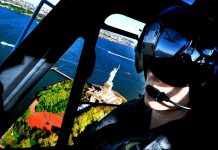 Um voo com Erin Nolan, a primeira comandante de Bell 412 do NYPD