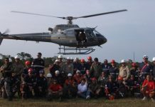 Aviação da FNSP auxilia no 1º Curso de Tripulante Operacional Aeromédico