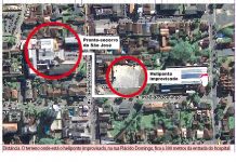 Falta de heliponto interfere em operação de resgate