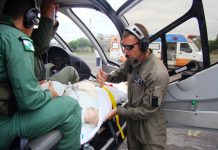 EC130 do GRAer/PR utiliza kit aeromédico desenvolvido pela Helibras