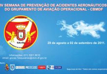 IV Semana de Prevenção de Acidentes Aeronáuticos do GAvOp/CBMDF – Veja a programação