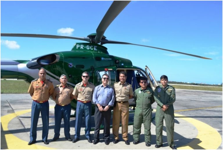 CIOPAer/CE recebe visita de comitiva do Estado de Goiás