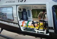 Polícia Civil de Goiás realiza missão aeromédica