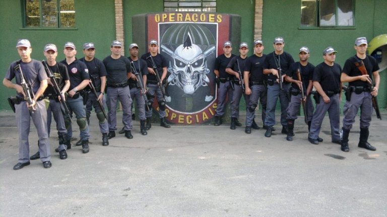 GRPAe/SP treina táticas de conduta de patrulha no COE da PMESP