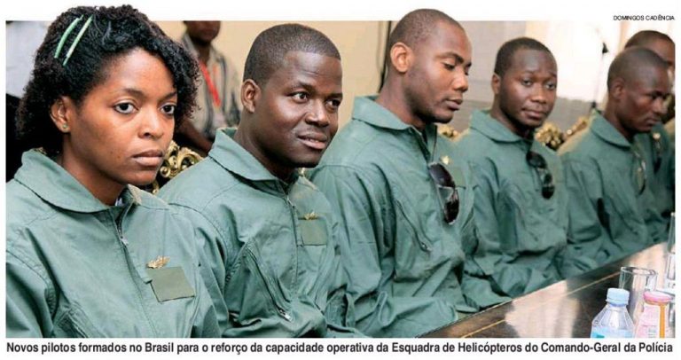 Polícia Nacional de Angola recebe seus novos pilotos treinados no Brasil