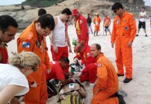 GOA/RJ realiza salvamento de afogado