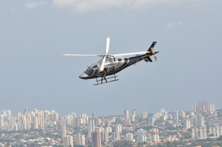 Helicóptero da Polícia Civil de Goiás completa 03 meses de operações com sucesso