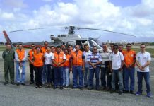 Integrantes da CEDEC recebem instruções sobre aeronaves no CIOPAER/CE