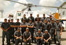 Alunos Oficiais da APMRN participam de instrução sobre operações aéreas no CEIOPAER/RN