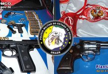 GRAER/GO – Líder de torcida organizada é preso com armas e muita munição
